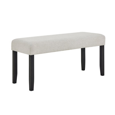 Banc noir / gris clair Jules
