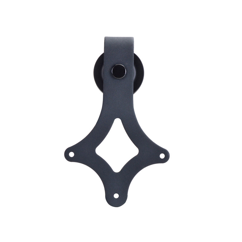 Rouleau coulissant de style rétro, Noir mat