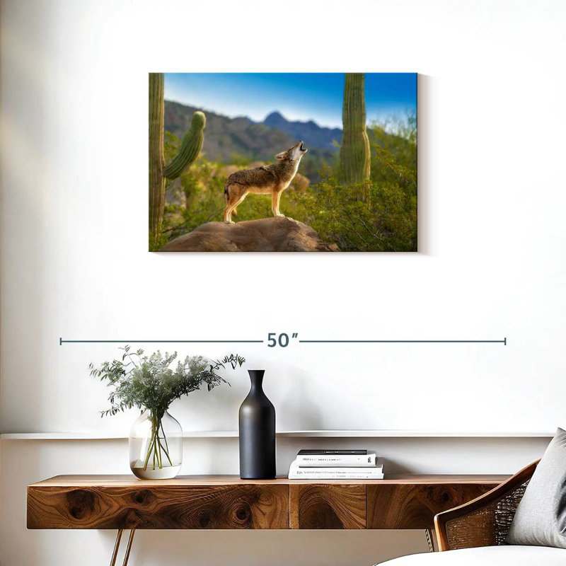 Brampt Howling Desert Coyote