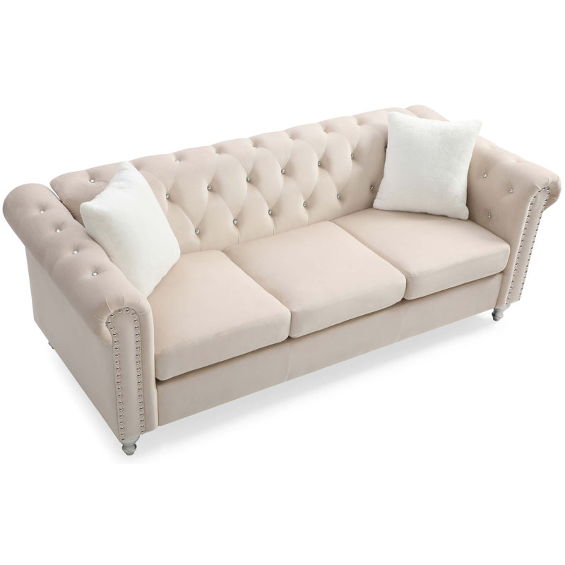 Furniture Raisa Sofa, a Comfortable and Stylish Living Room Couch with Updated Design and Long - lasting Comfort Features