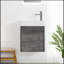 Ensemble de meuble-lavabo simple 18,11 po avec plateau en résine Sanieya-971253821