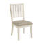 Chaise d'appoint blanche Scavris