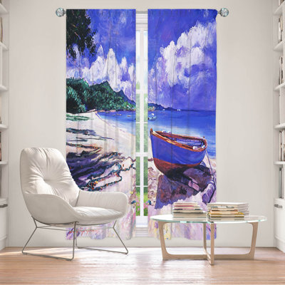 Rideau simple obscurcissant avec passe-tringle Delaughter