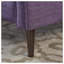 Fauteuil inclinable Mid-Century moderne en tissu mauve