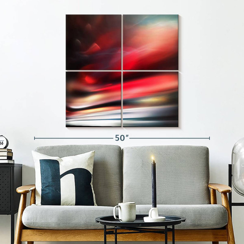 Red, 32" H x 32" W