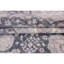 Tapis noir / gris / bleu clair / ivoire unique de 9 pi 11 po x 13 pi 8 po