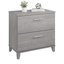 Classeur latéral 2 tiroirs gris platine