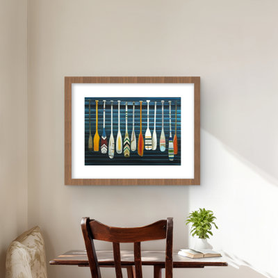 Paddles - Imprimé mat pour chambre à coucher