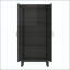 Armoire de rangement en métal 61 po avec 2 portes galbées-126511896