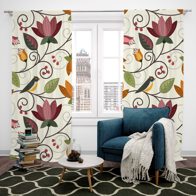 Paire de rideaux obscurcissant en polyester Brookeville, L 20 po x L 82 po
