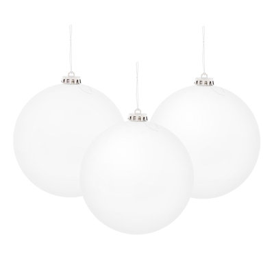 15cm Solid Colour Shatterproof Bauble