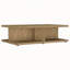 Table basse gigogne ronde Hanover Gris en deux parties, imitation marbre, avec grand espace de rangement et design moderne pour salons élégants.
