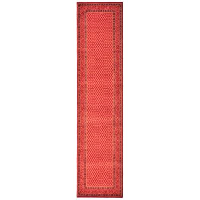 Hand-Knotted High-Quality Orange Area Rug