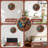 Colorful Artistic Deer Wall Clock Home Decor