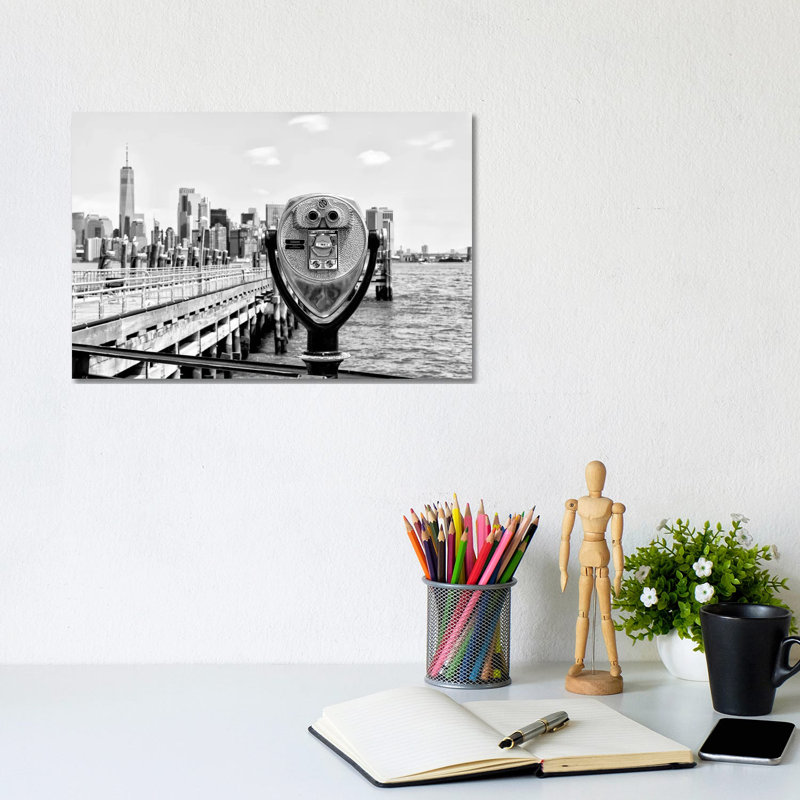 NYC Telescope by Philippe Hugonnard - Wrapped Canvas Gallery-Wrapped Canvas Giclée, 20.32 cm H x 30.48 cm W
