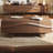 Simple walnut coffee table