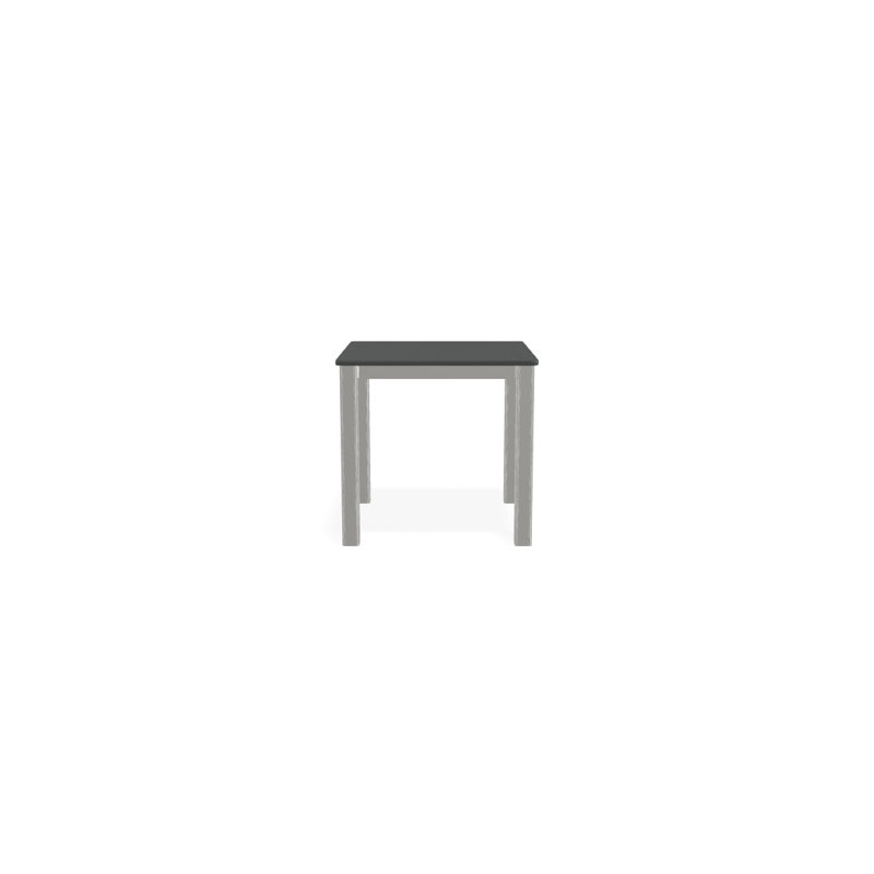 Table d'appoint Robinett, Graphite classique P30, Neige texturée