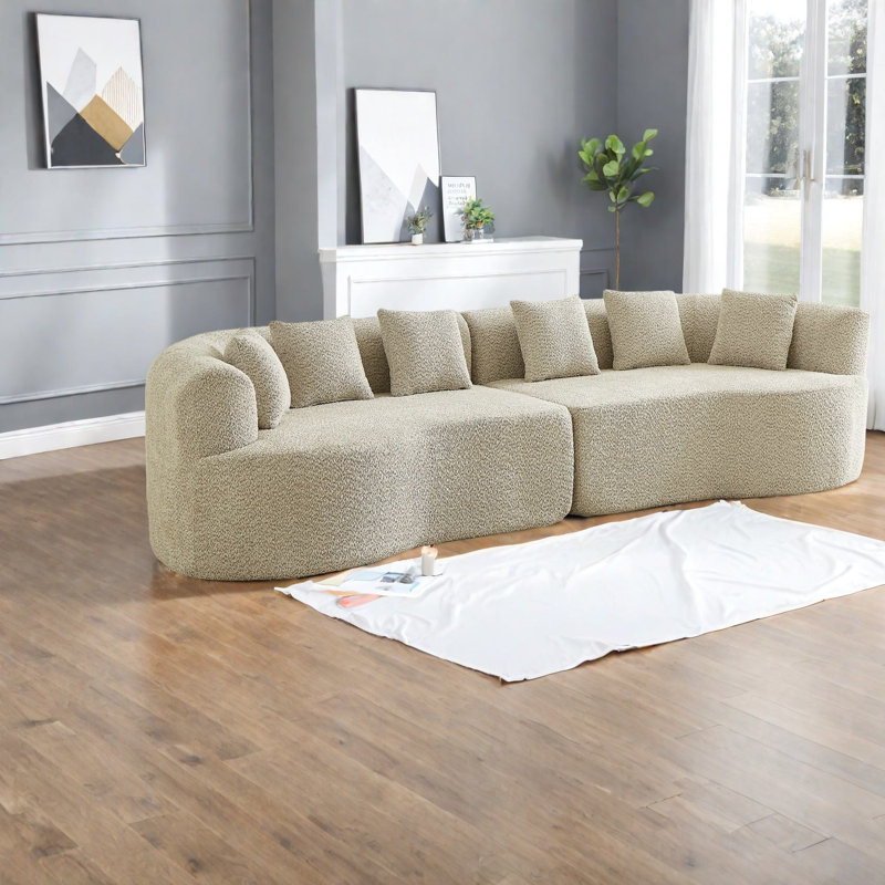 Canapé modulaire en chenille 111,5 pouces Compression Cloud