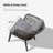 6 - Person Patio Dining Set with Rectangular Table , Cushions Included
