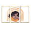 «Young Pregnant Woman III - Glam», ensemble d'art mural sur toile encadré-584062974-584062972