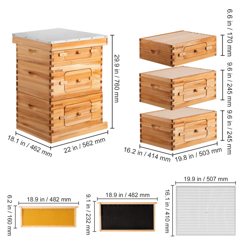 Articles apicoles en bois