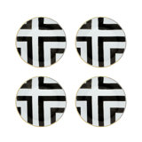 Sol Y Sombra Handmade Porcelain Bread And Butter Plate