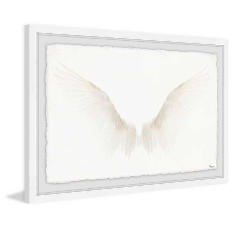 White Wings by Parvez Taj - Single Picture Frame Painting, 61 cm H x 91 cm W x 4 cm D