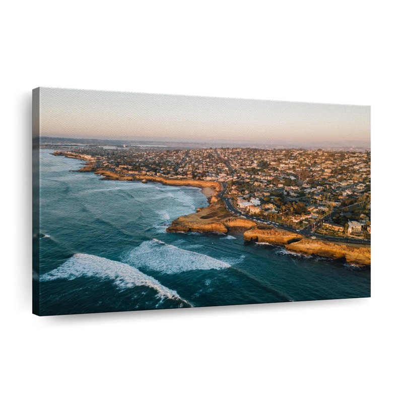 «Coast Of San Diego», reproduction sur toile, H 8 po x l 12 po x P 1 po