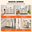 6 Drawer Rattan Dresser, Boho Dresser, Rattan Chest of Drawers with Spacious Storage, Rattan Dresser-1937127741