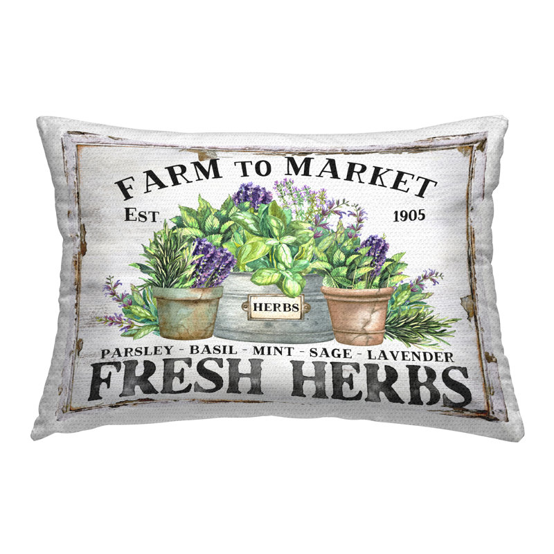 Coussin d'extérieur Farmhouse Fresh Hervs