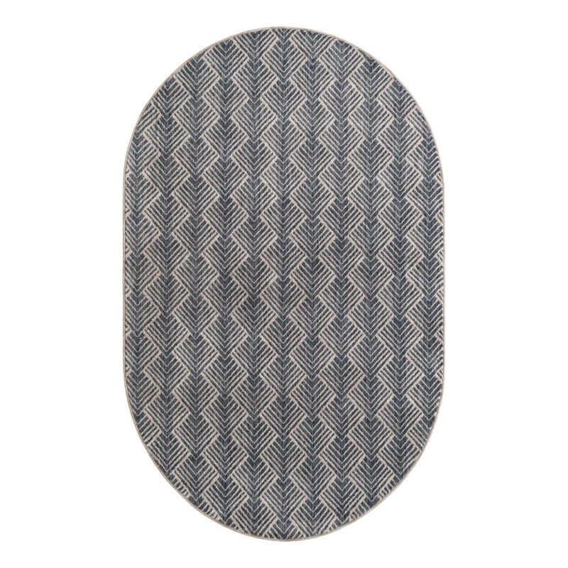 Everly Quinn Jera Rug, Oval 5'3" x 8'