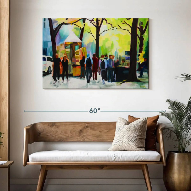 Lilie Sunday In The Park, 30" H x 45" W