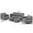 Briles Aluminum 5 Piece Outdoor Sofa Seating Group with Olefin Cushions