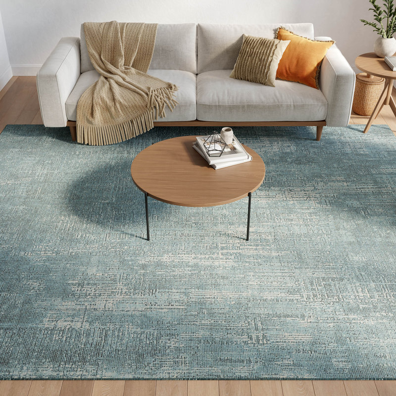Tapis d'intérieur moderne vert 7 pi 6 po x 9 pi 10 po Nourison Botanical Washables, Vert, Rectangle 7 pi 6 po x 9 pi 10 po