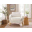 Fauteuil demi-tonneau rembourré Kervin, ensemble de 2-281011167-281011166