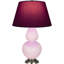Lampe de table double gourde en céramique-607330833-607330827-607330837