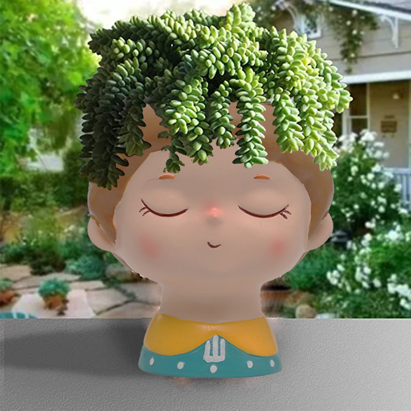 Petit pot à fleurs Alden Wave Point Boy, H 3 pi 35 po x l 2 pi 95 po x P 2 pi 76 po, Brun