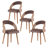 Upholstered Dining Chair With Wooden Frame-1252833040-1244952187