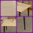 63" Rustic Industrial Dining Table | Natural Wood Top & Iron Legs | Seats 6-8 | Modern Farmhouse Design