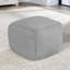 Prism 18" Wide Handwoven Square Pouf-761080668