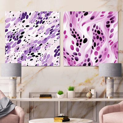 Cottie - Ensemble de 2 impressions sur toile abstraites
