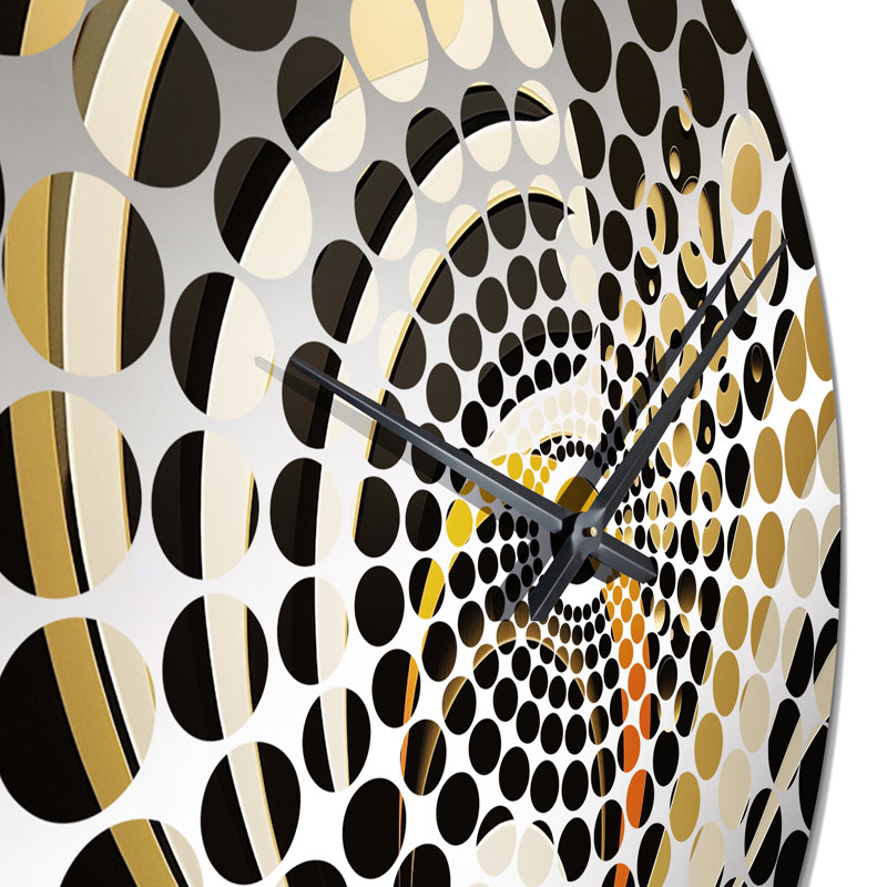 Servando - Abstract Geometric Wall Clock, Medium