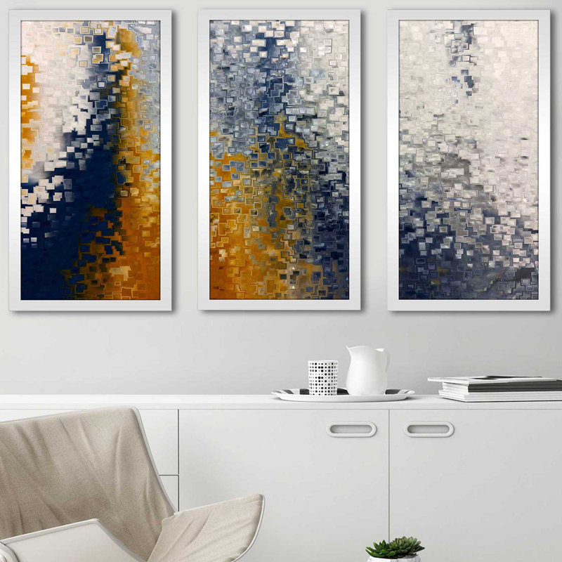 «1 Thessalonians 05:17 Pray sans arrêt» par Mark Lawrence - ensemble de 3 reproductions d'art sur acrylique