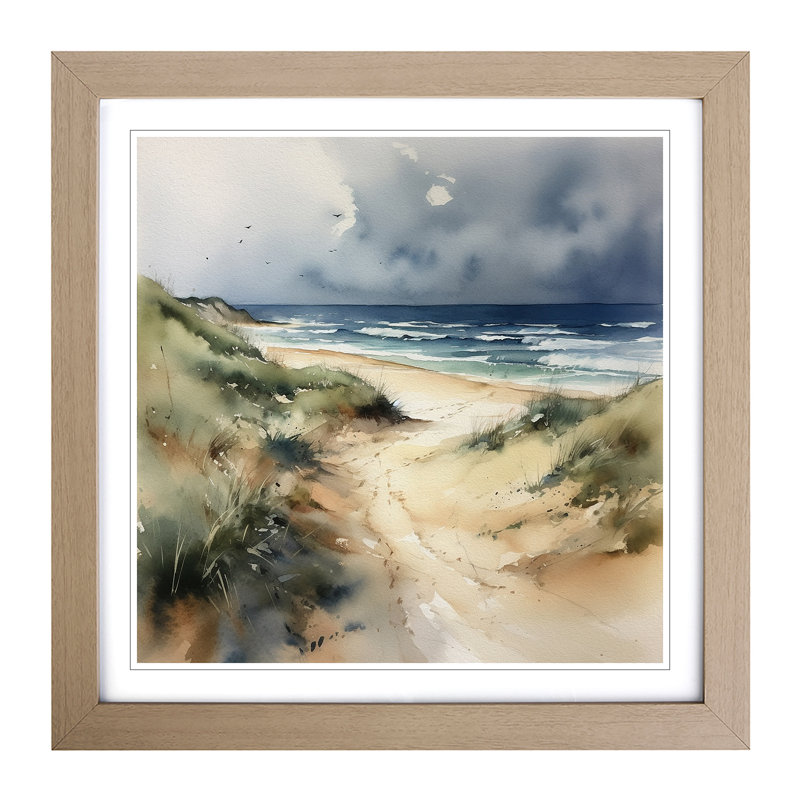 Single Picture Frame Print on Wood, Oak