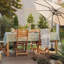 Parasol d'extérieur ventilé rond 7,5 pi pour terrasse, manivelle, inclinaison à bouton-poussoir