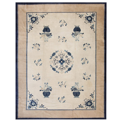 Tapis chinois antique des années 1890