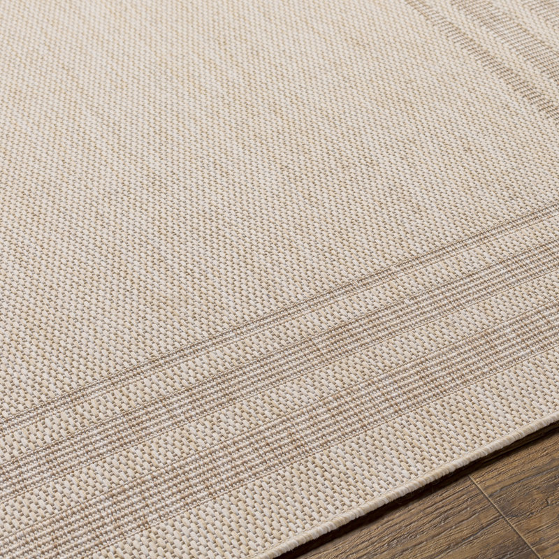 Clemow Indoor & Outdoor Boho Jute-Look Rug Beige, Rectangle 200 x 275cm