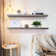 Zahriah 2 Piece Pine Floating Shelf
