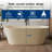 Forma 63'' Freestanding Tub Solid Surface Deep Freestanding Soaking Bathtub-98615336