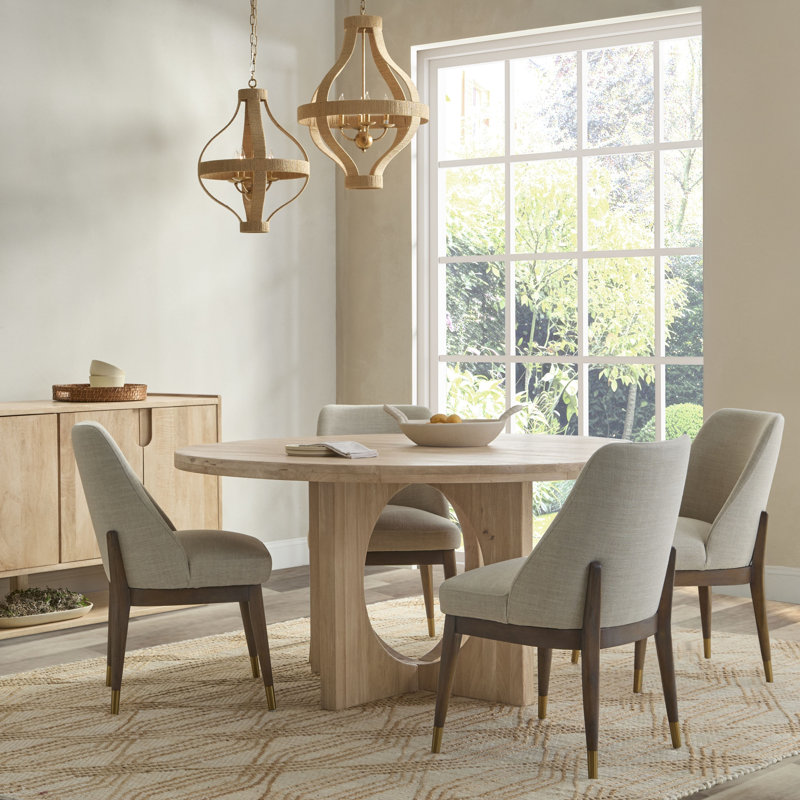 Laguna Round Solid Wood Dining Table